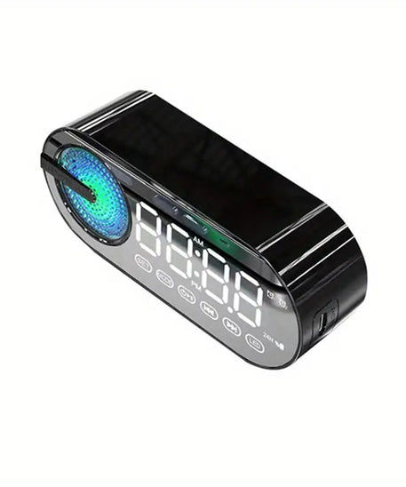 Bluetooth Alarm Clock Speaker with FM Subwoofer Portable