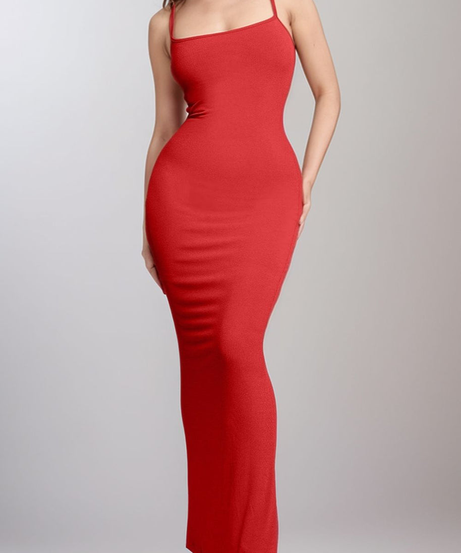 Basic Bae Built-In Shapewear Sleeveless Maxi Dress