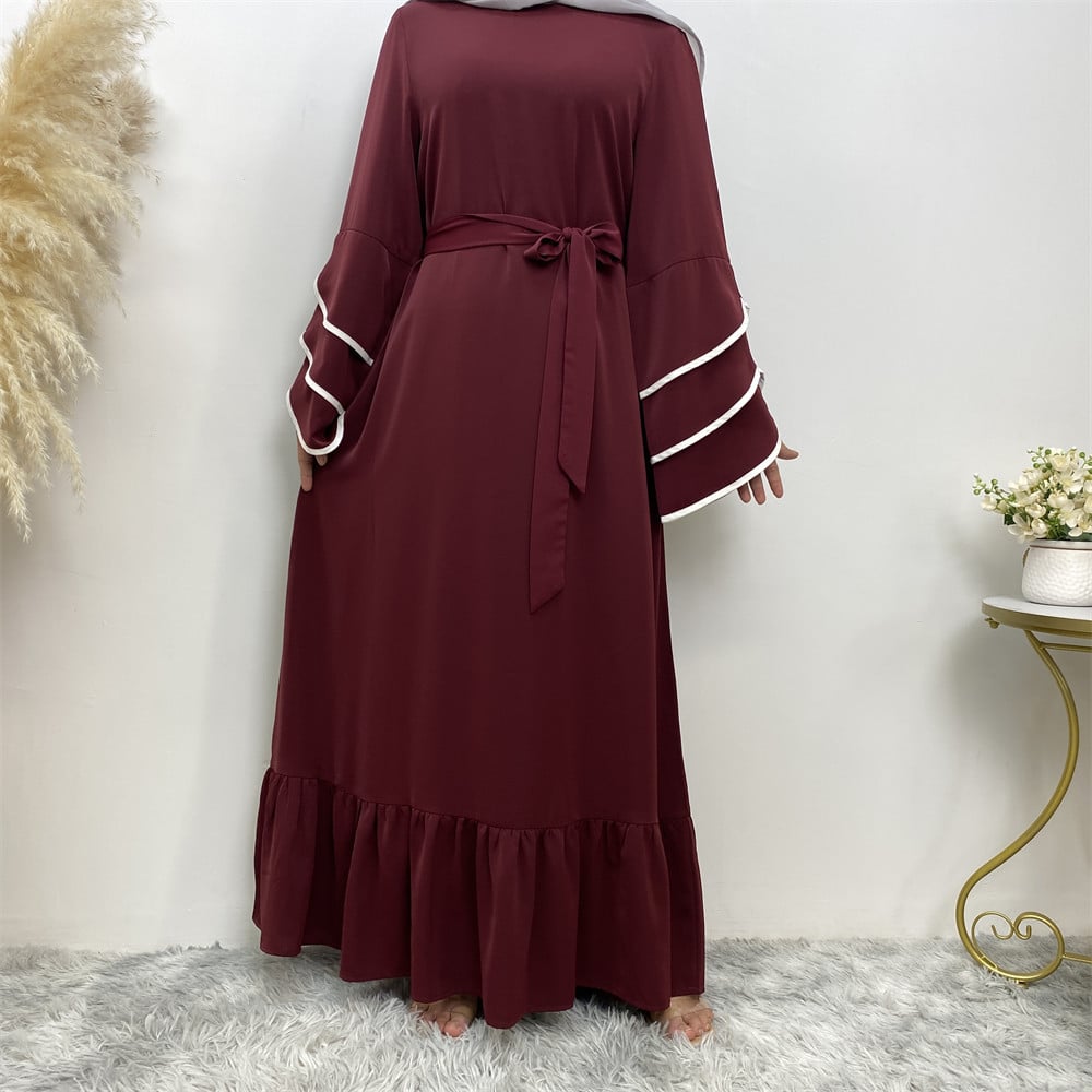 Muslim Fashion Dress for Women at Hem