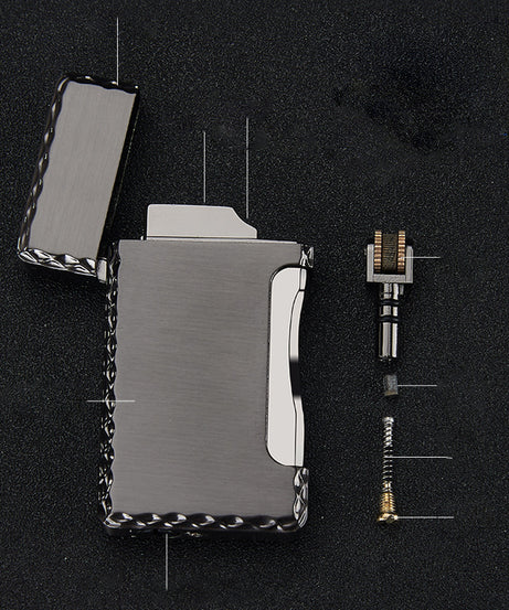 Personalized Double Flame Rechargeable Metal Lighter