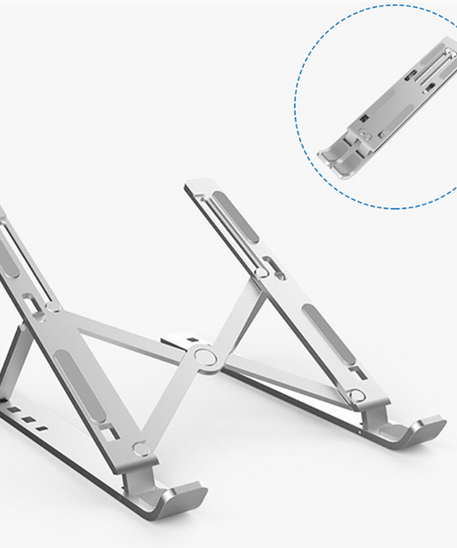 Support de PC portable réglable en aluminium avec six hauteurs