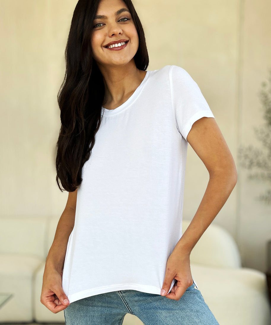 Basic Bae Full Size Round Neck Short Sleeve T-Shirt