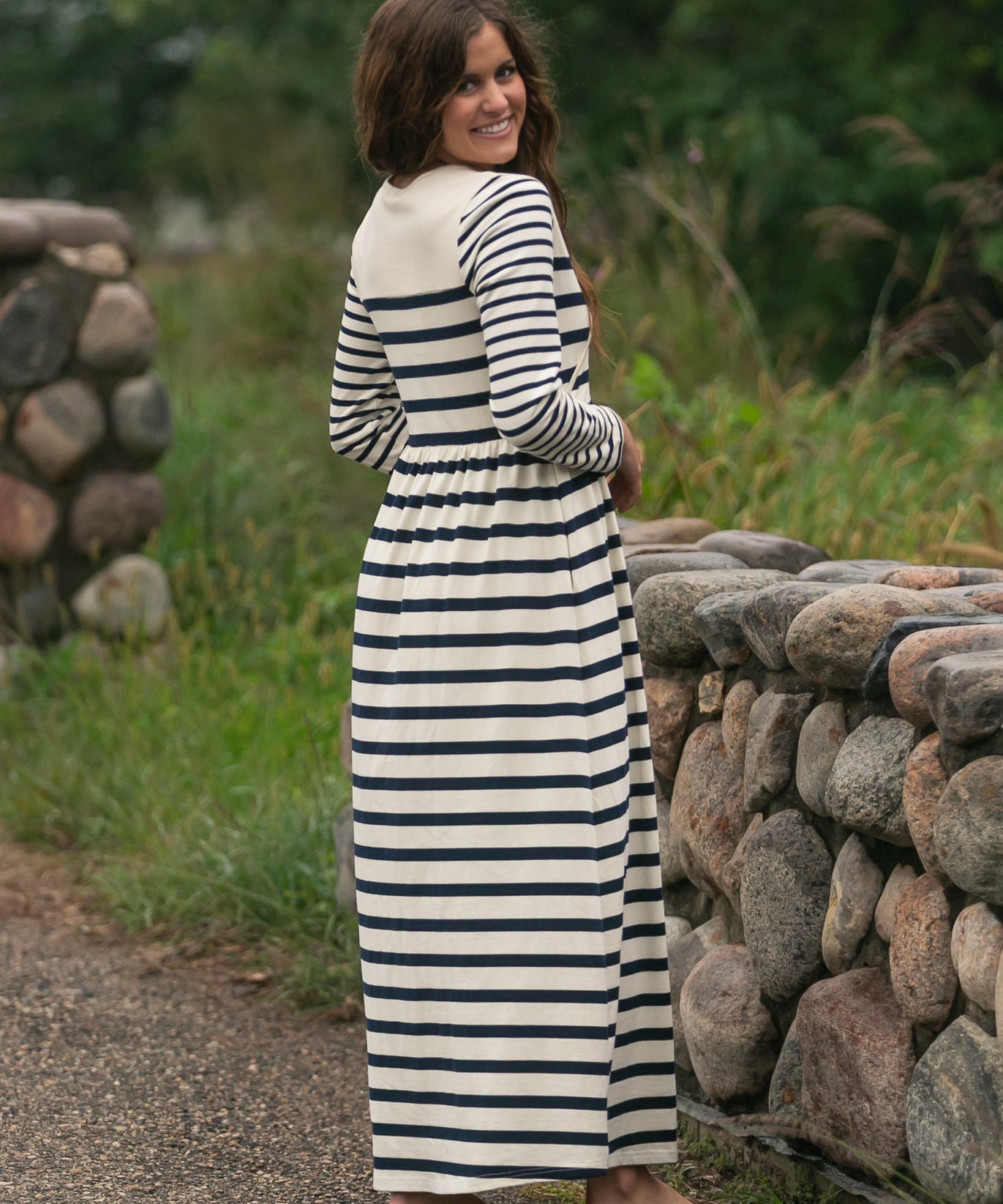 Celeste Striped Knit Maxi Dress - FINAL SALE
