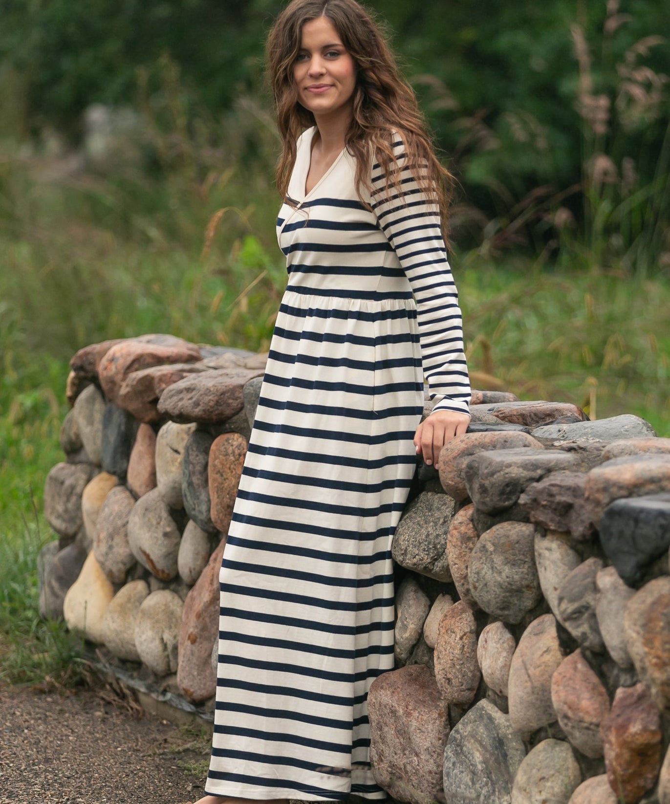 Celeste Striped Knit Maxi Dress - FINAL SALE