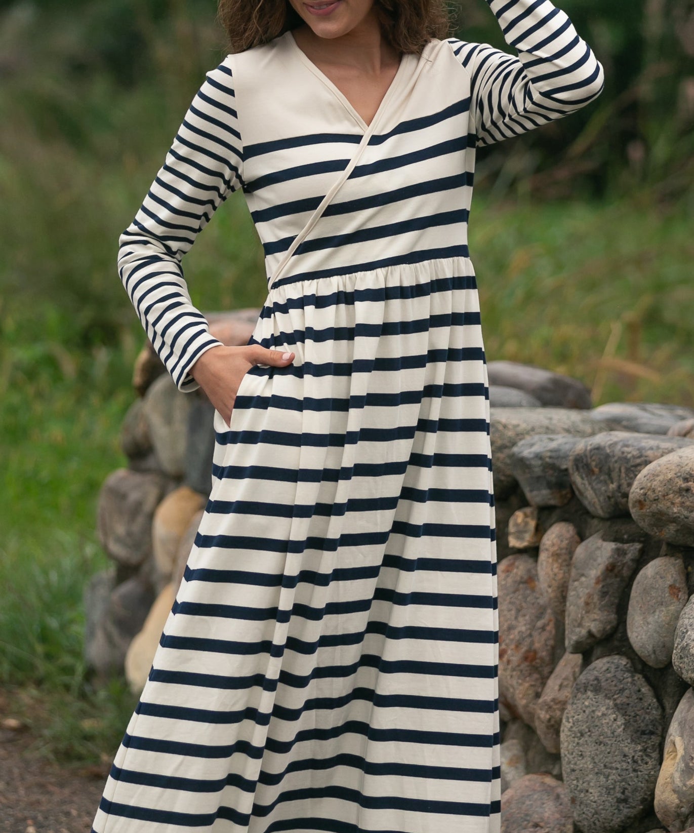 Celeste Striped Knit Maxi Dress - FINAL SALE
