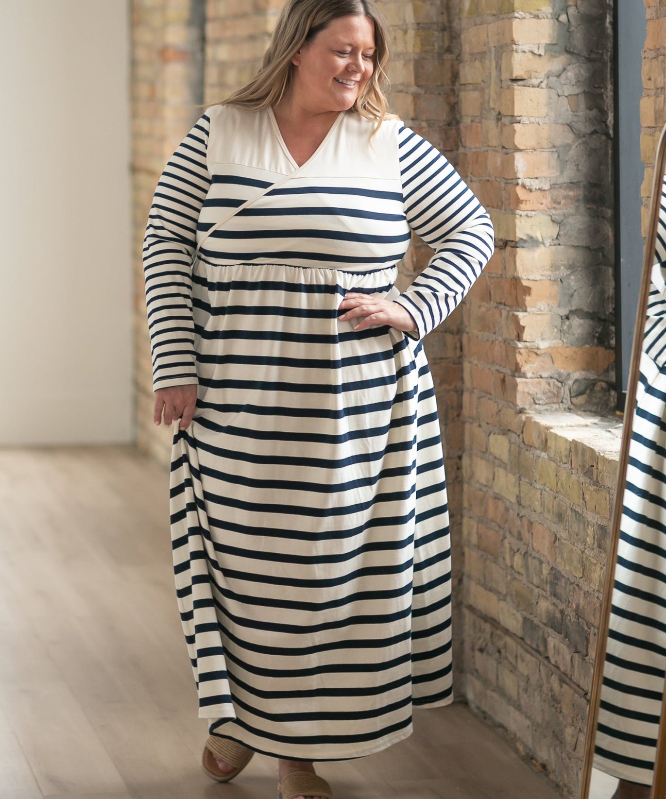 Celeste Striped Knit Maxi Dress - FINAL SALE