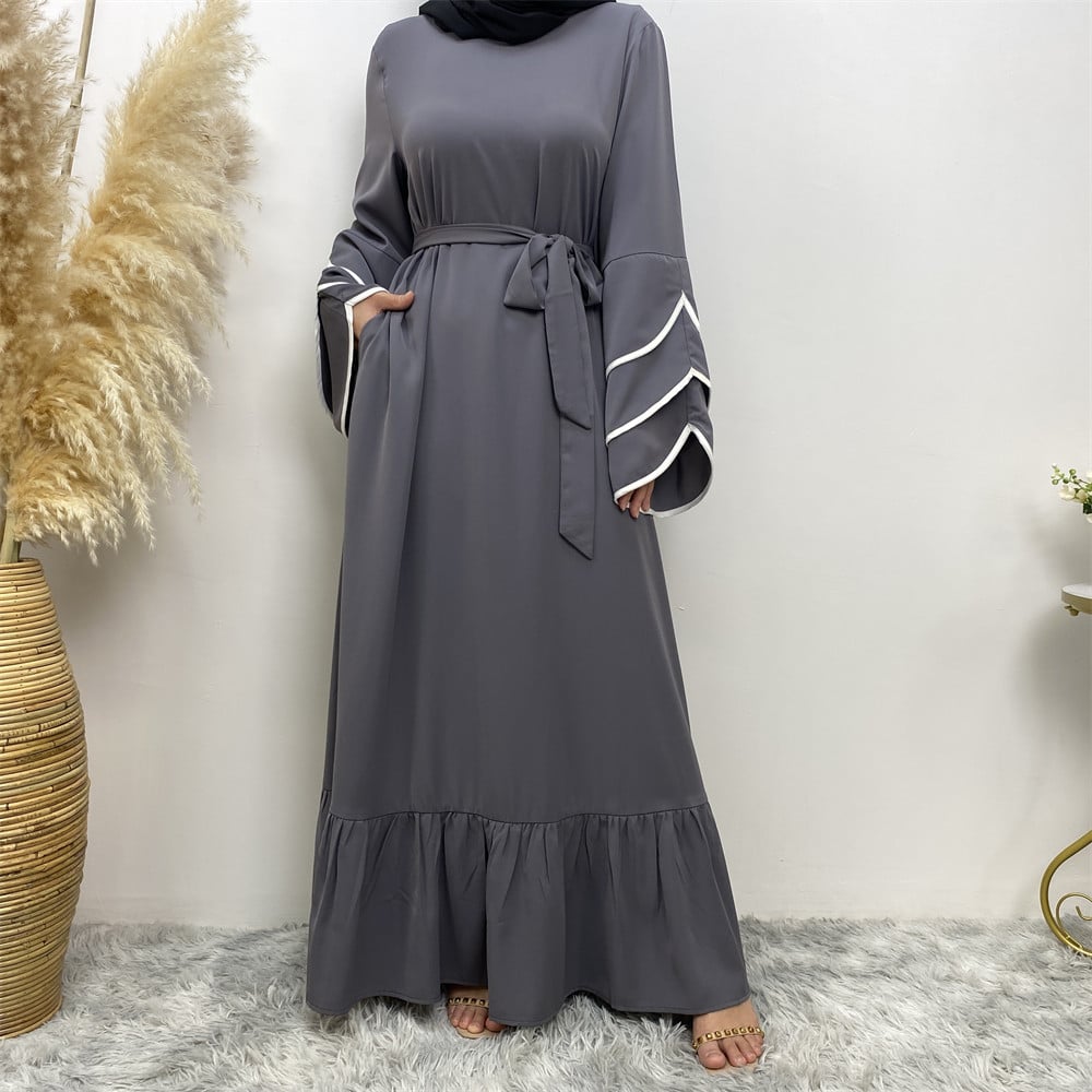 Muslim Fashion Dress for Women at Hem