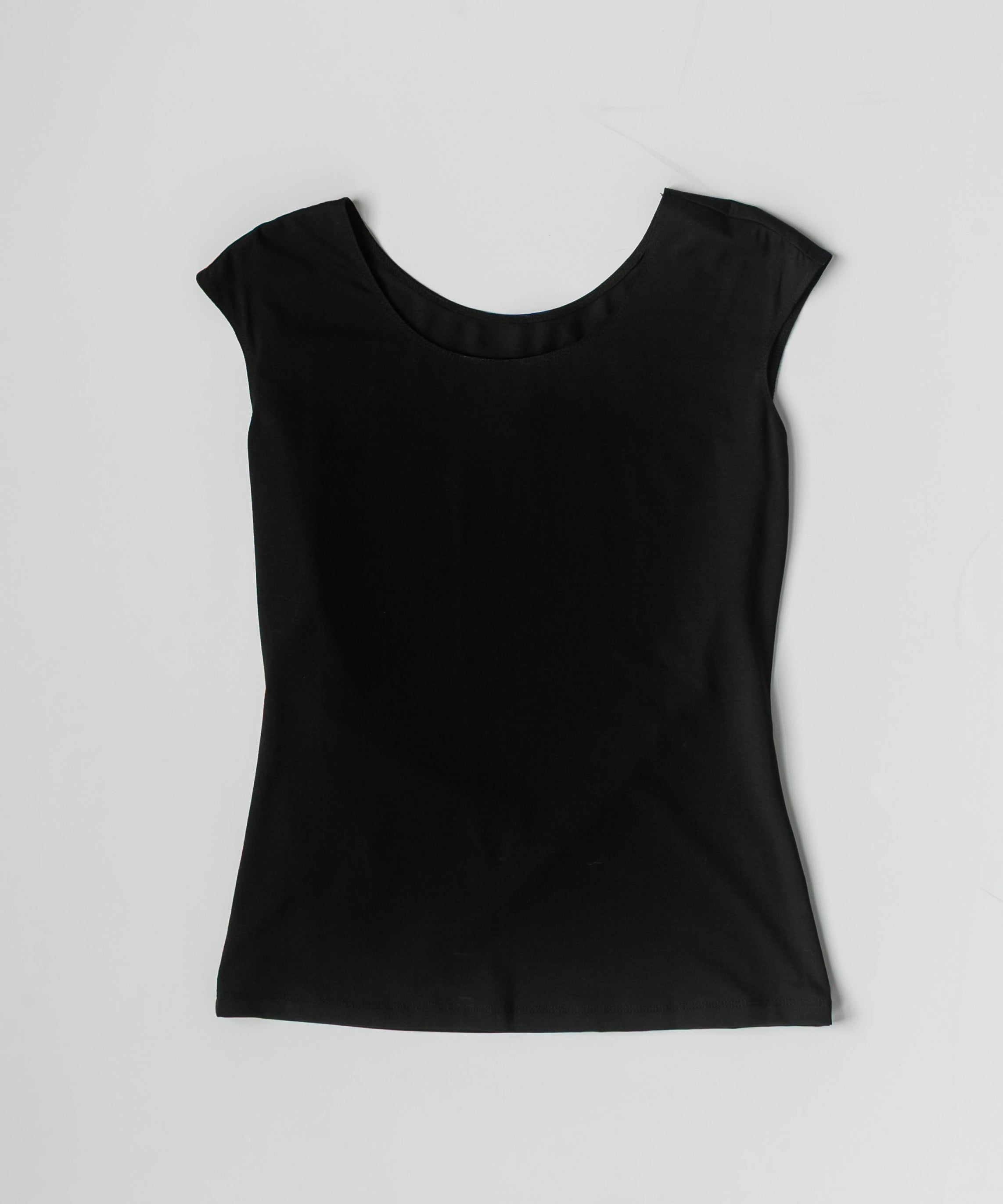 Classic Black Cap Sleeve Tank