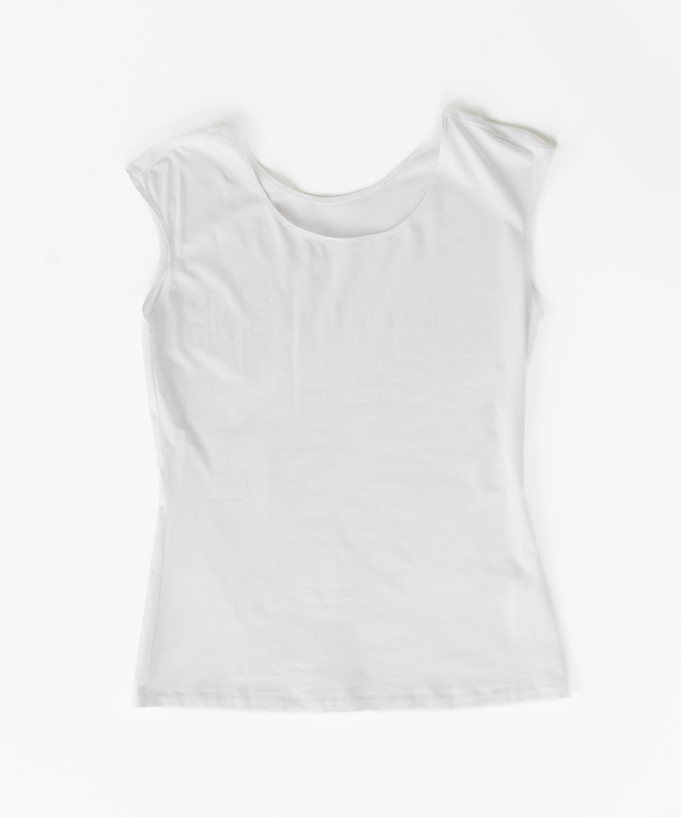 Classic White Cap Sleeve Tank