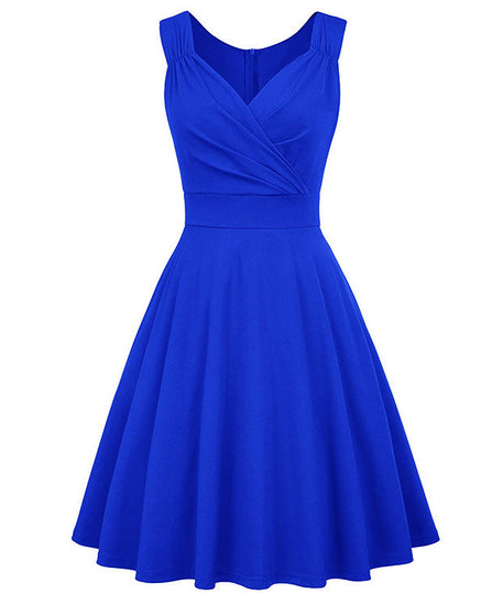Vintage Hepburn Style Cocktail Dress Plus Size