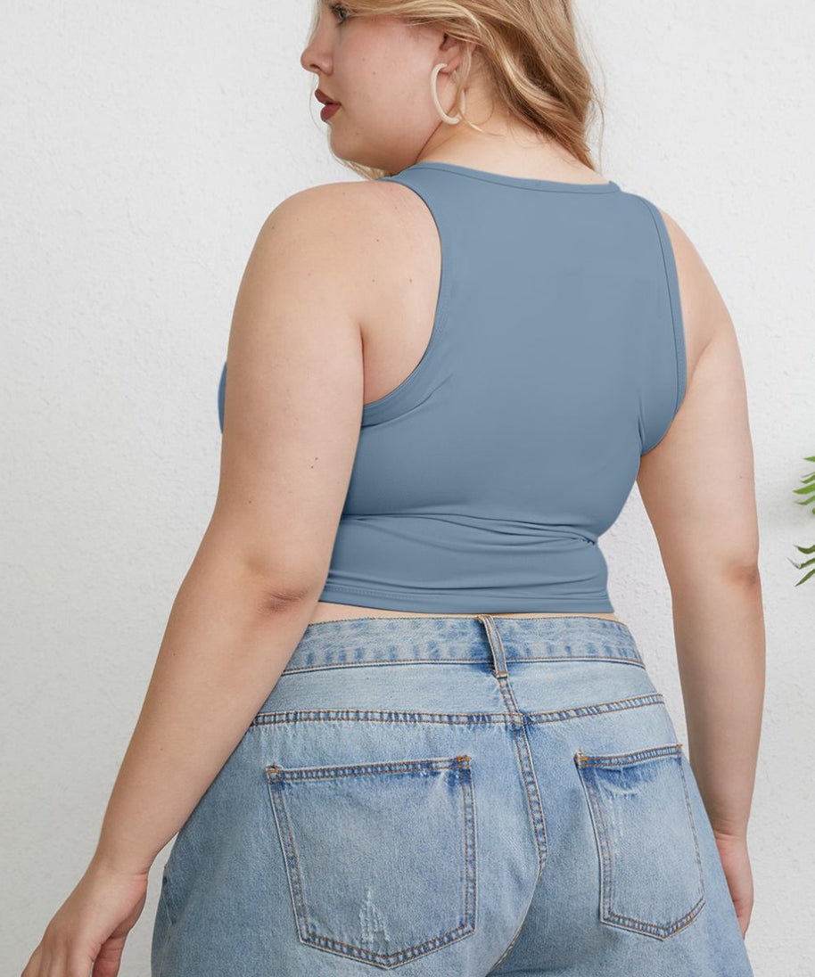 Basic Bae Full Size Round Neck Slim Tank