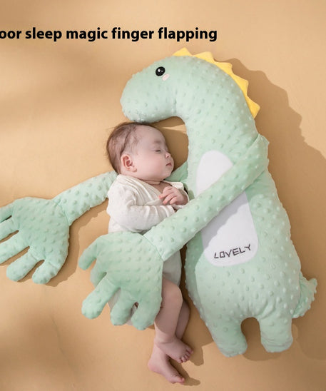 Baby Dinosaur Soothing Pillow – Soft Animal Shape Infant Cushion