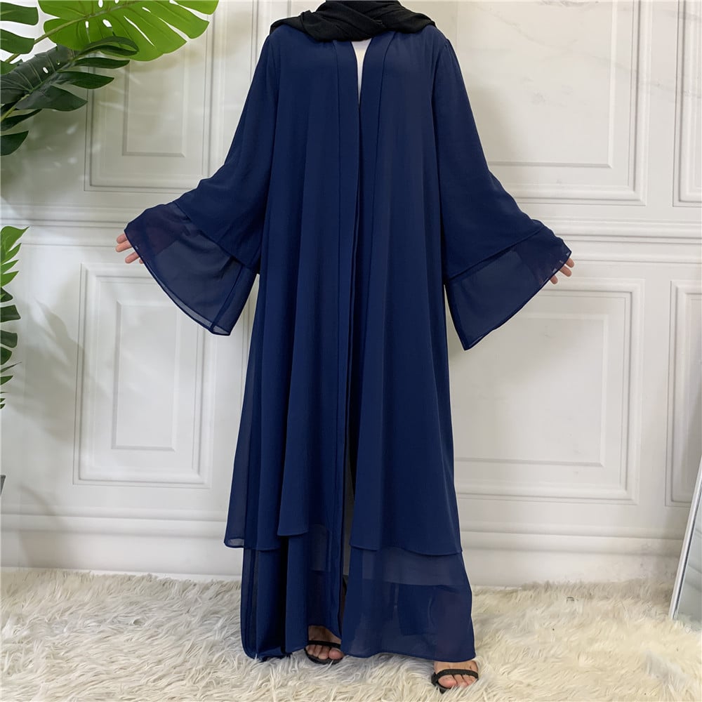 Chiffon Robe - Fashionable Muslim Cardigan