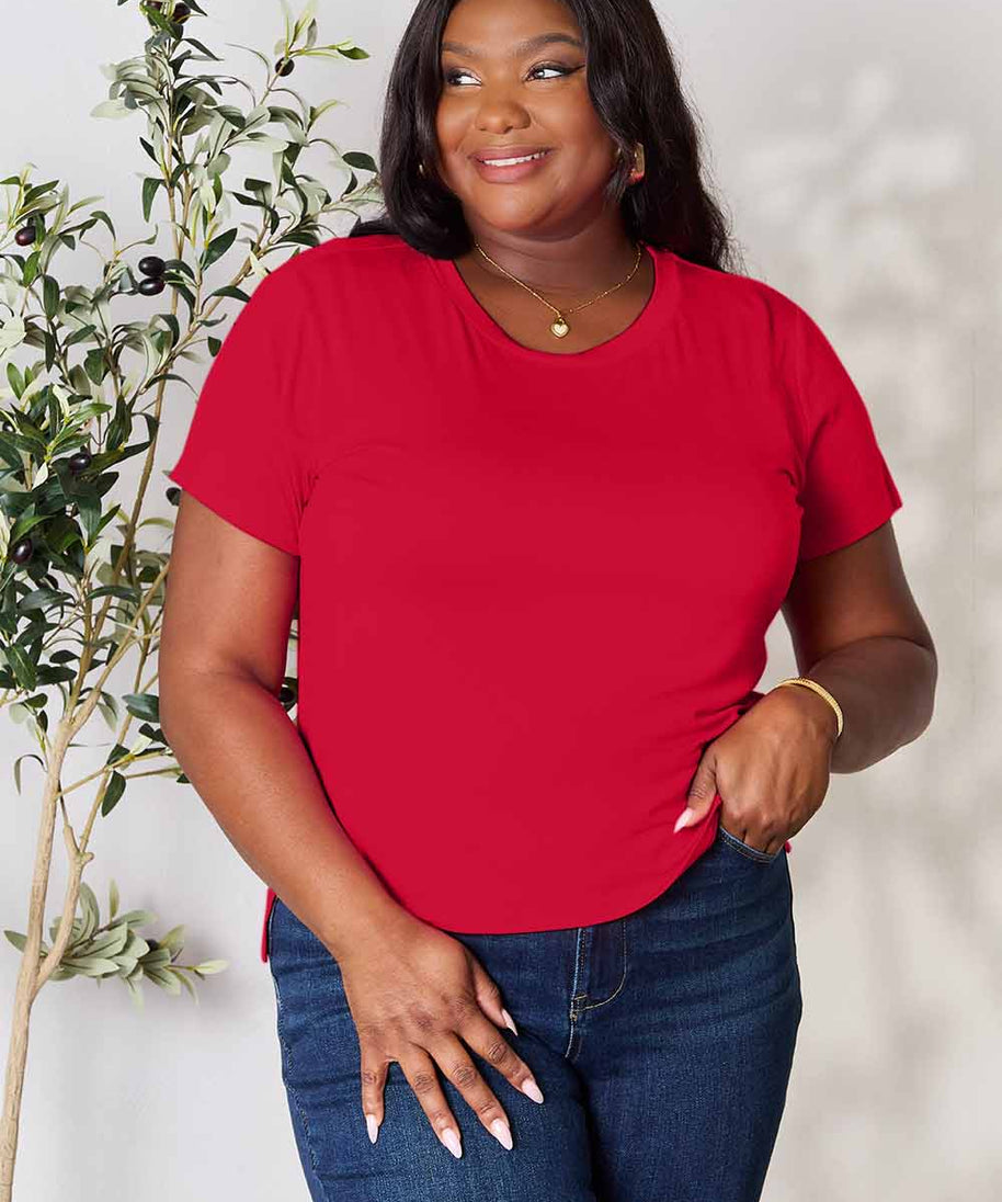Basic Bae Full Size Round Neck Short Sleeve T-Shirt