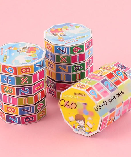 Jouet Cube Mathématique Éducatif pour Enfants – Puzzle d'Apprentissage Amusant