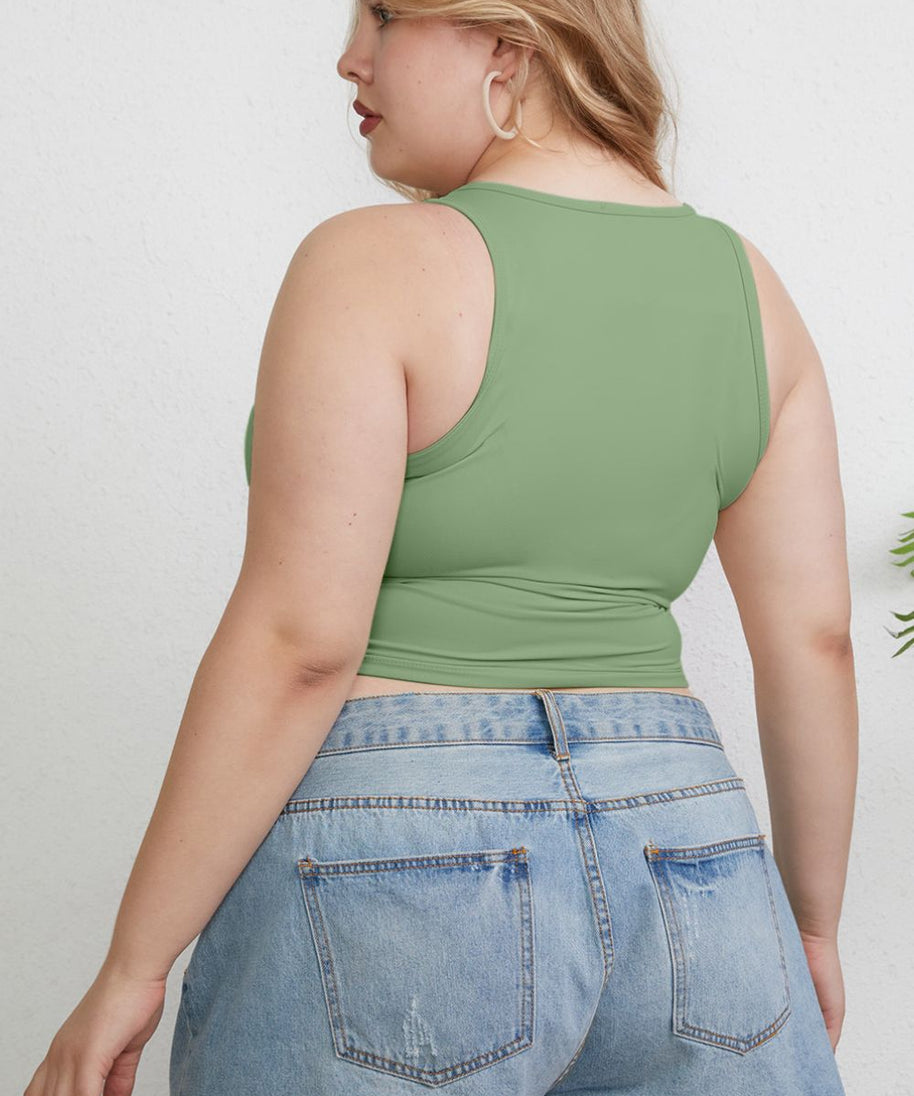 Basic Bae Full Size Round Neck Slim Tank