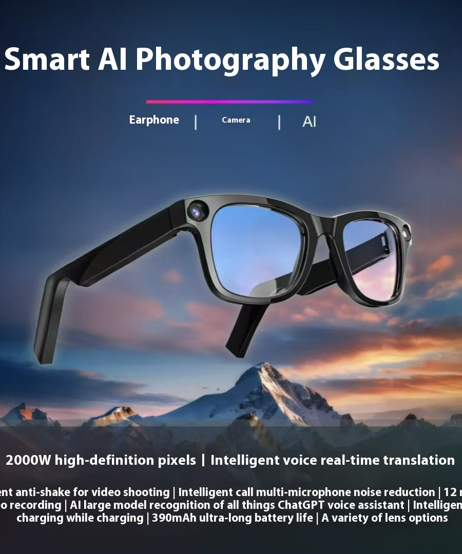 AI Camera Smart Glasses