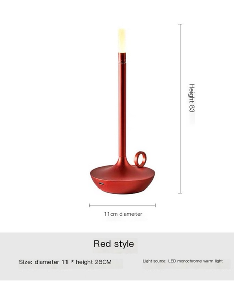 Chic LED Vintage Candle Table Lamp