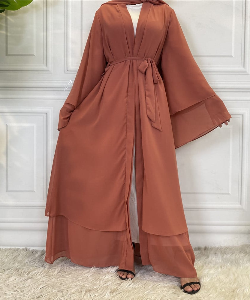 Chiffon Robe - Fashionable Muslim Cardigan