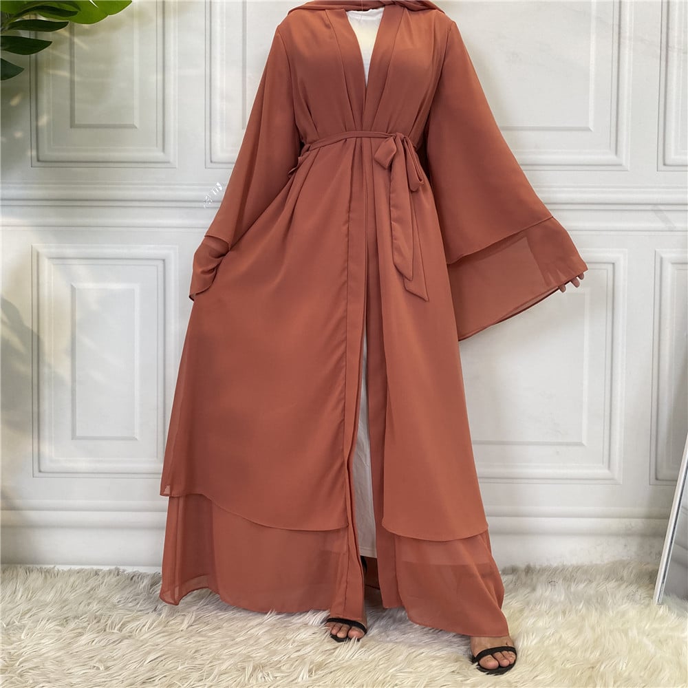 Chiffon Robe - Fashionable Muslim Cardigan