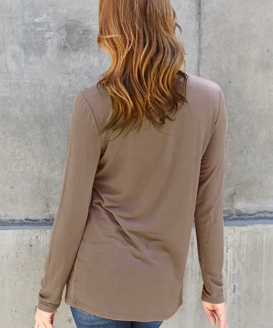 Basic Bae Full Size Round Neck Long Sleeve Top