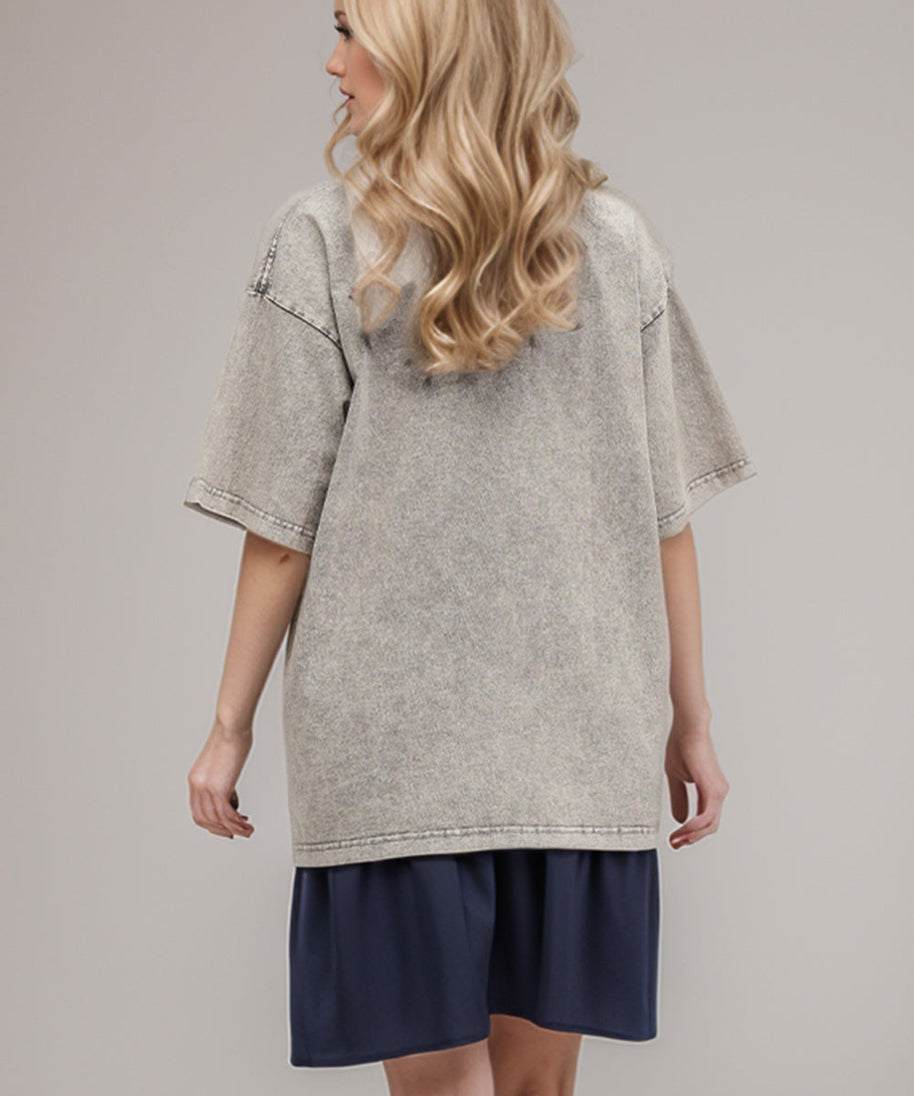 Basic Bae Round Neck Half Sleeve T-Shirt