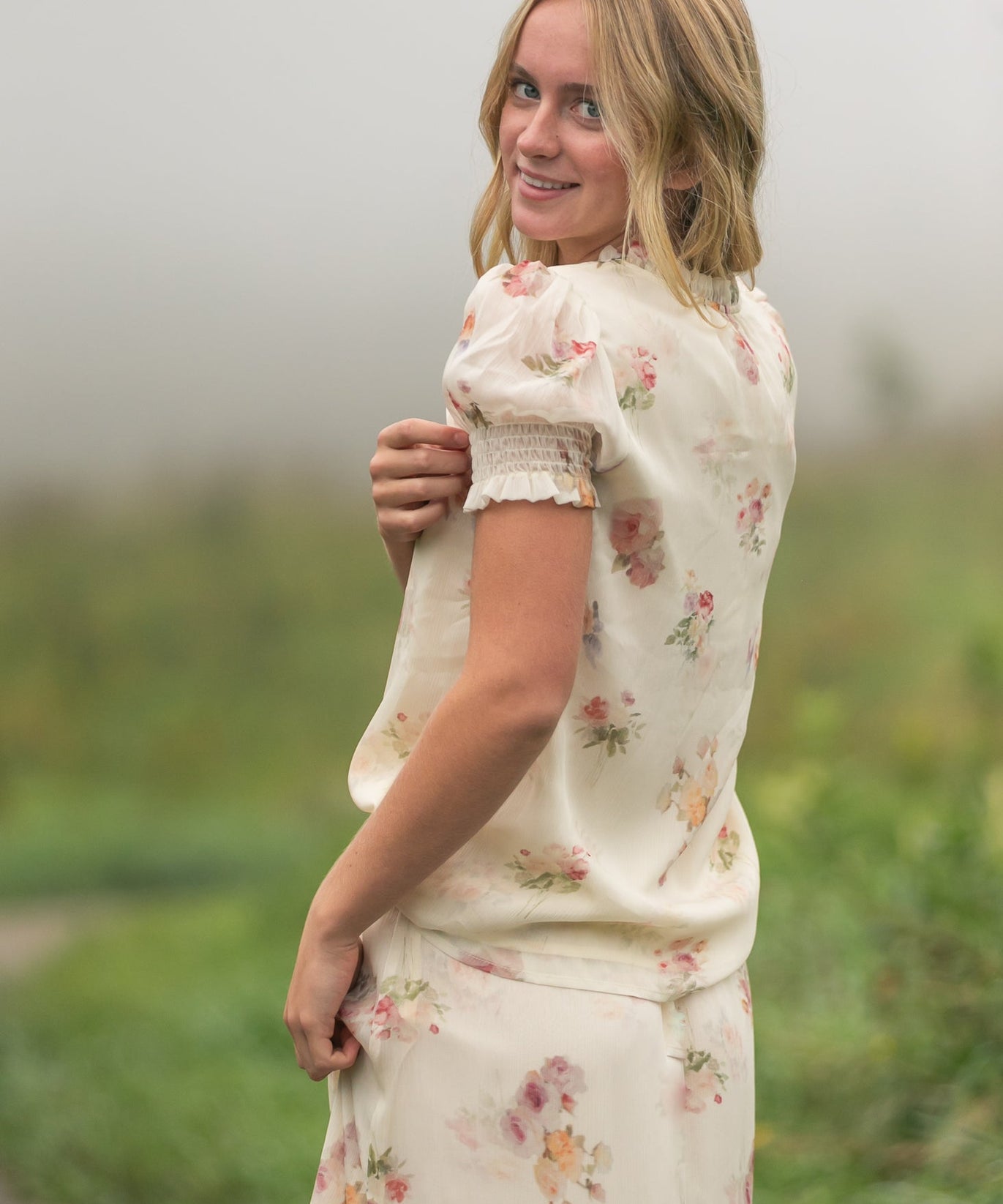 Dempsey Puff Short Sleeve Top - FINAL SALE