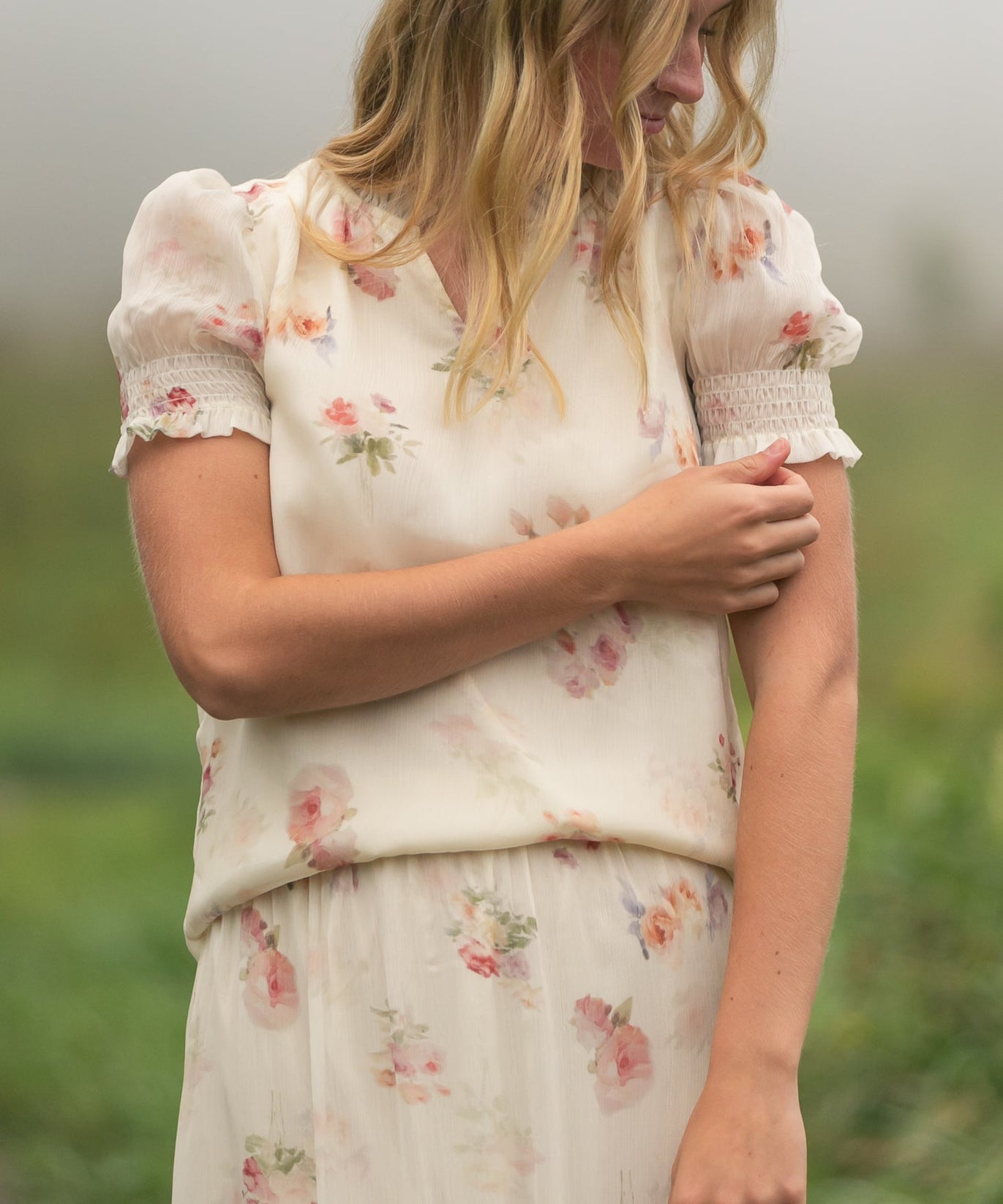 Dempsey Puff Short Sleeve Top - FINAL SALE