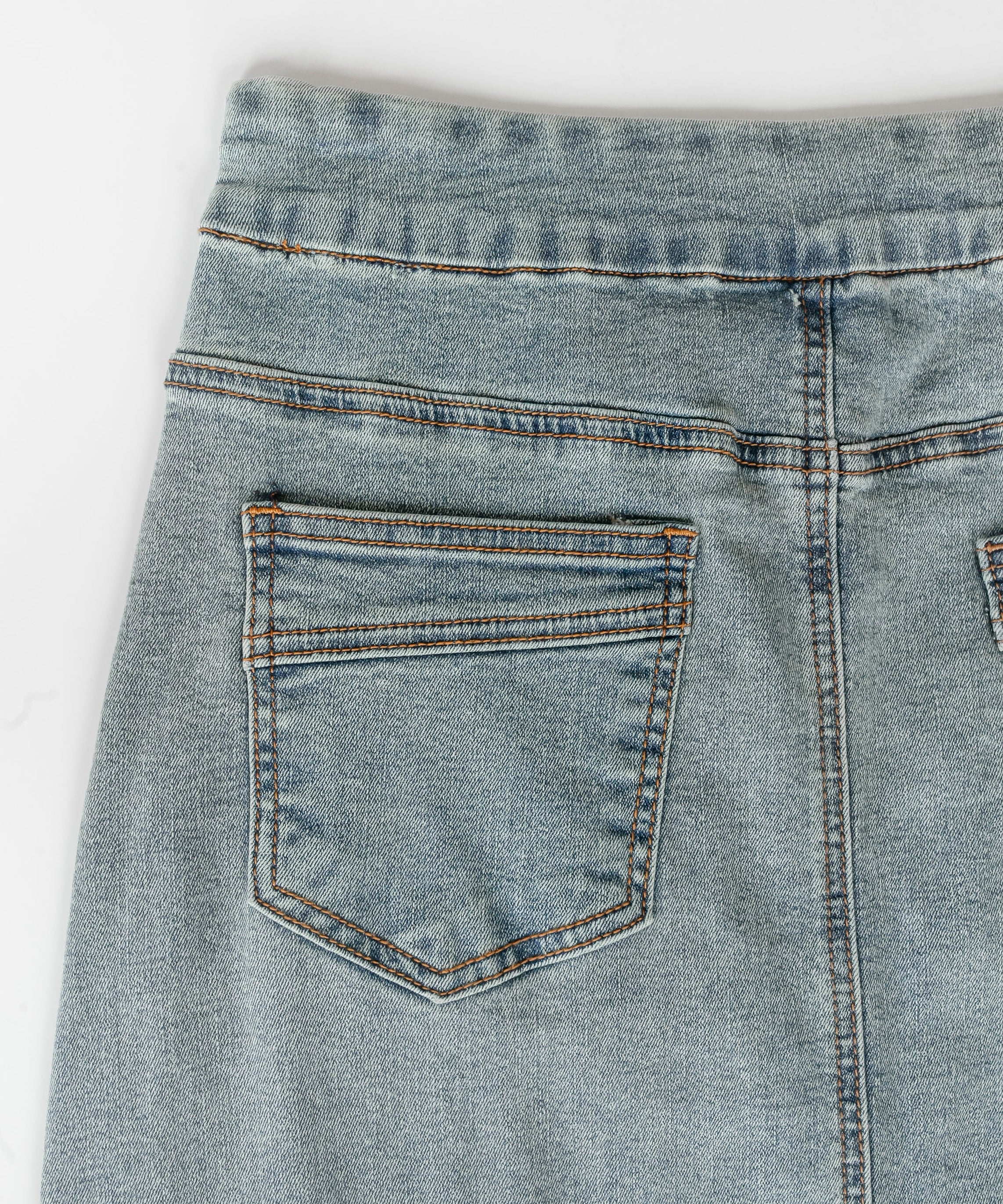 Donna Classic Wash Maxi Denim Skirt