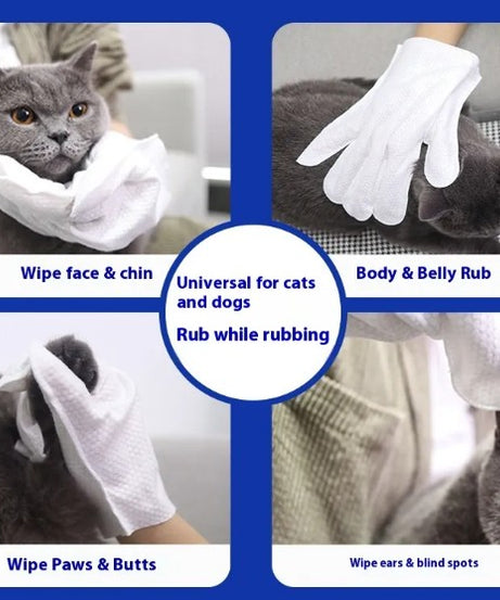Pet Bath-Free Cleaning Gloves