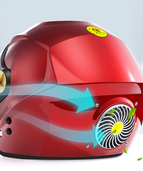 Casque Bluetooth avec ventilateur de refroidissement – Musique à énergie solaire