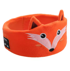 Bluetooth Sleep Mask Headphones – Animal Plush Headband with Built-In Wireless Speakers