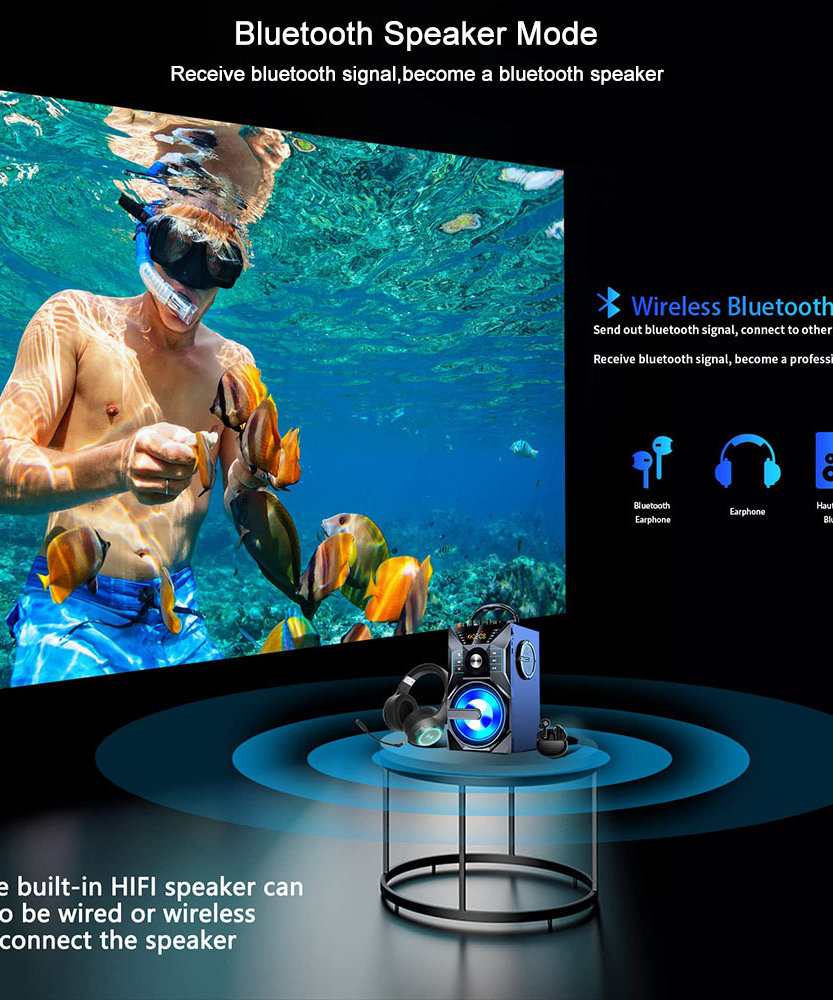 HD Smart Portable Projector
