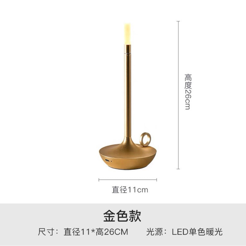 Chic LED Vintage Candle Table Lamp