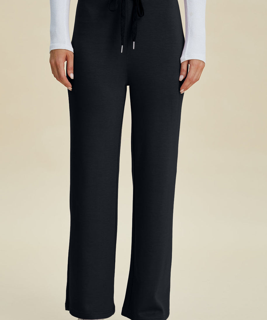 Basic Bae Full Size Air Scuba Drawstring Wide Leg Pants