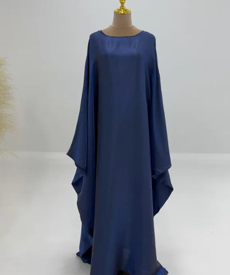Abaya Muslim Evening Dress for Women – Luxury Butterfly Embellished Dubai & Turkey Style | 20 Colors
