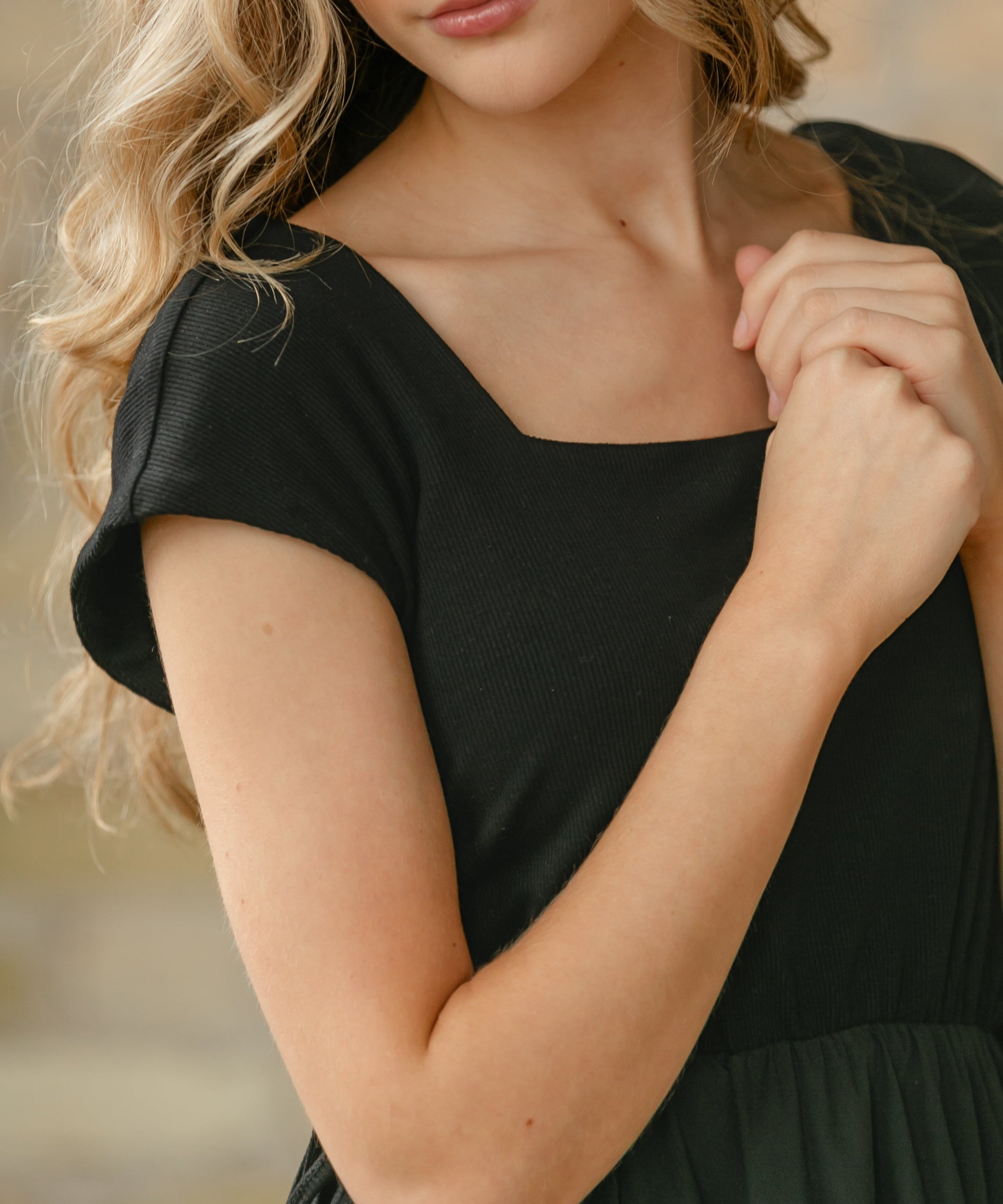 Eleanor Black A-line Maxi Dress - FINAL SALE