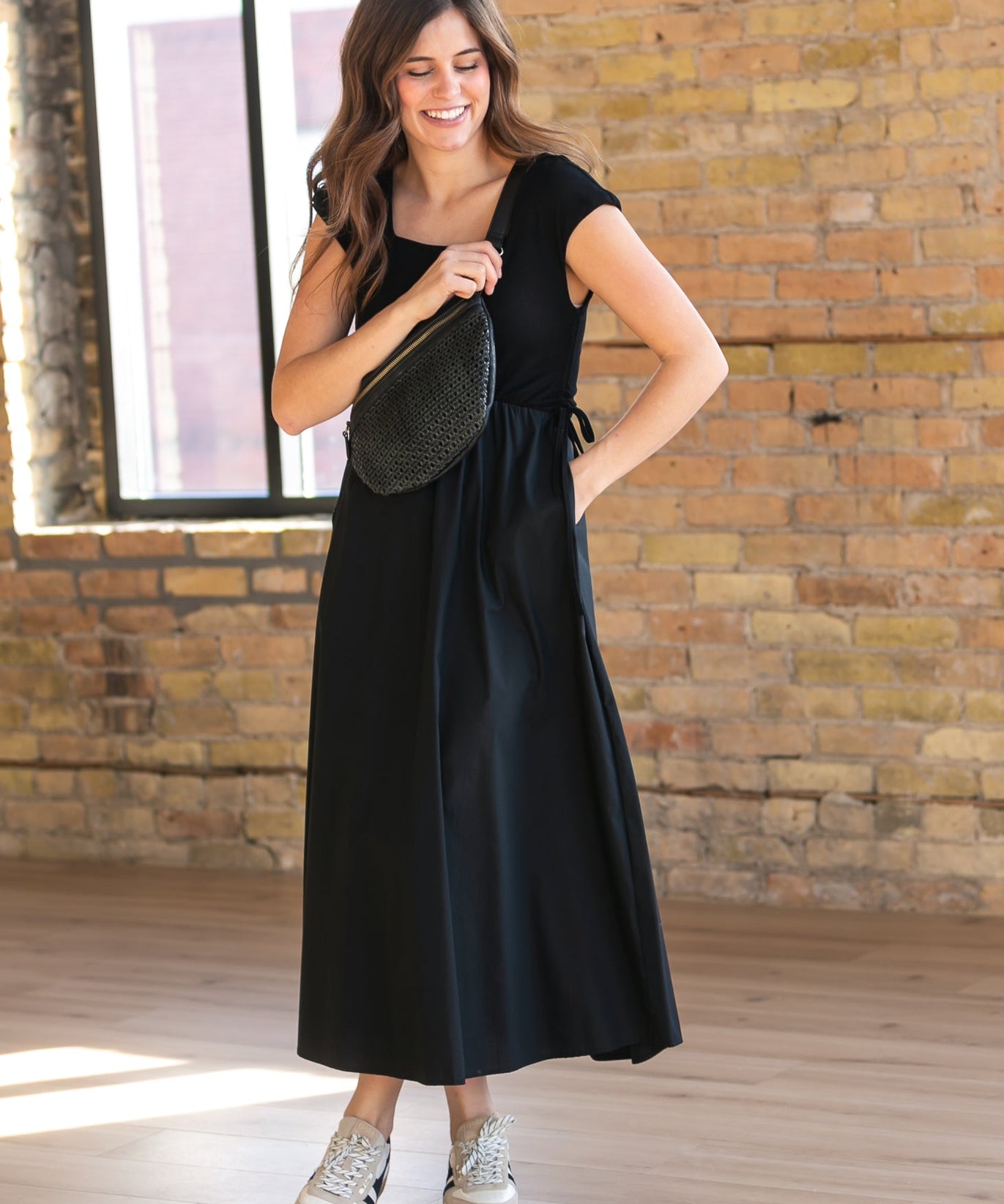 Eleanor Black A-line Maxi Dress - FINAL SALE