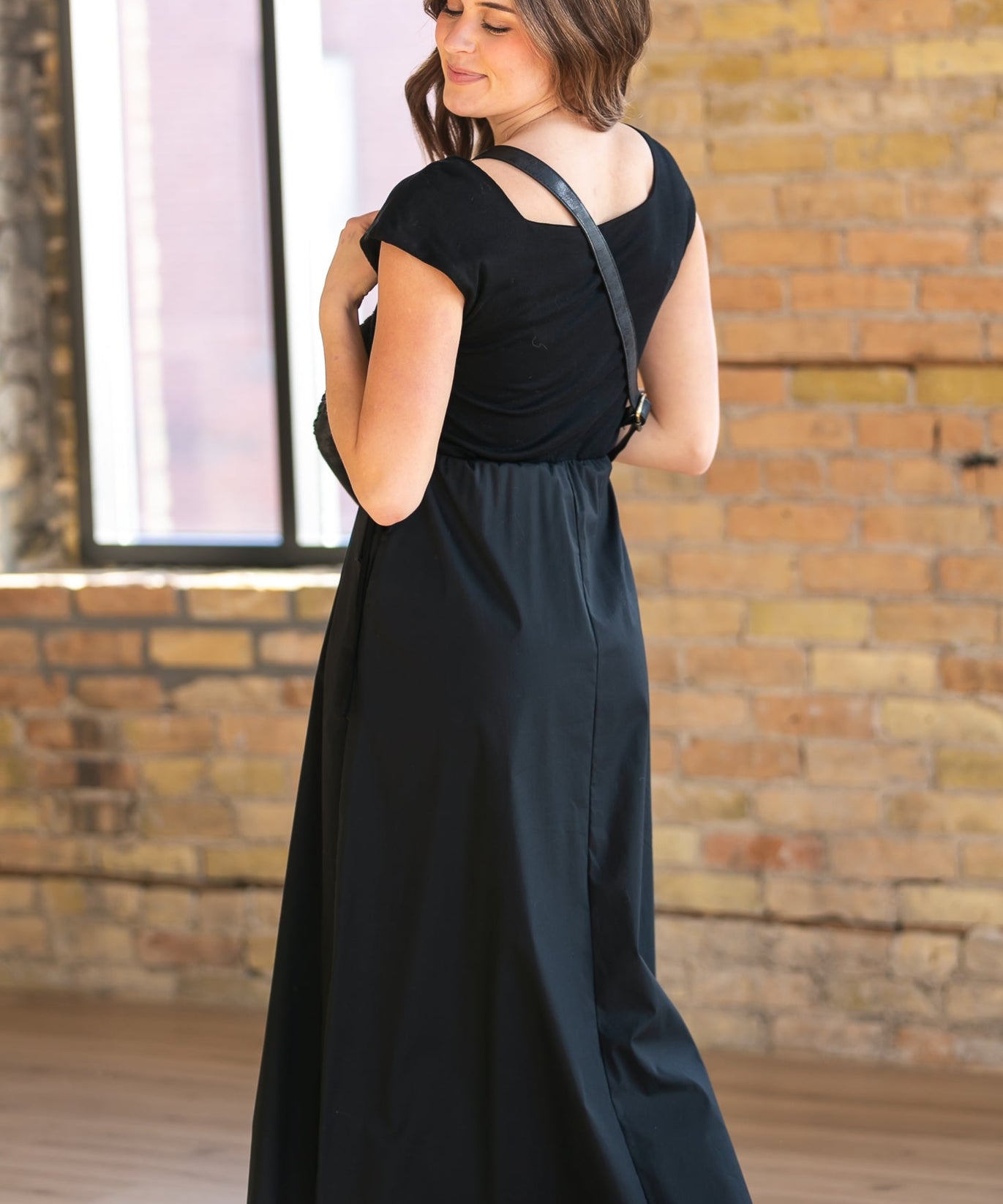 Eleanor Black A-line Maxi Dress - FINAL SALE