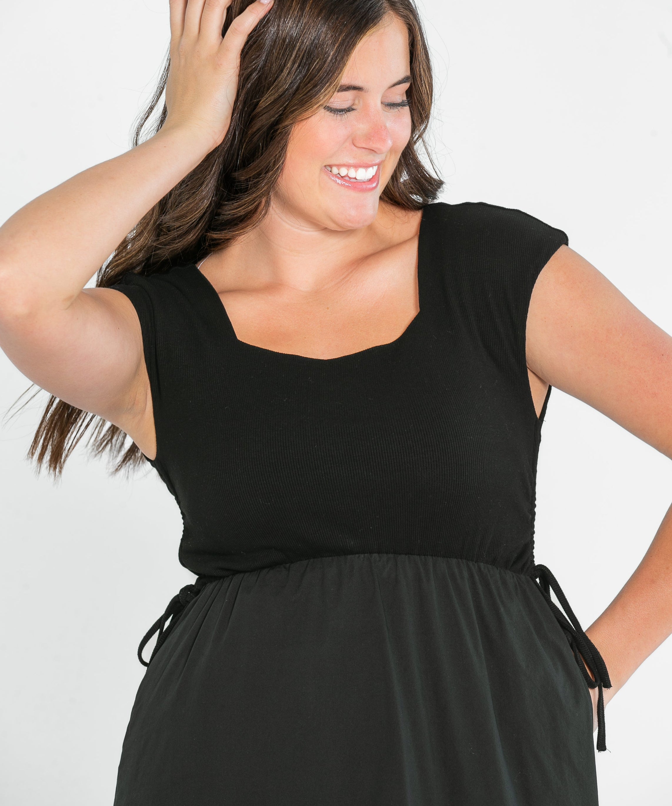 Eleanor Black A-line Maxi Dress - FINAL SALE