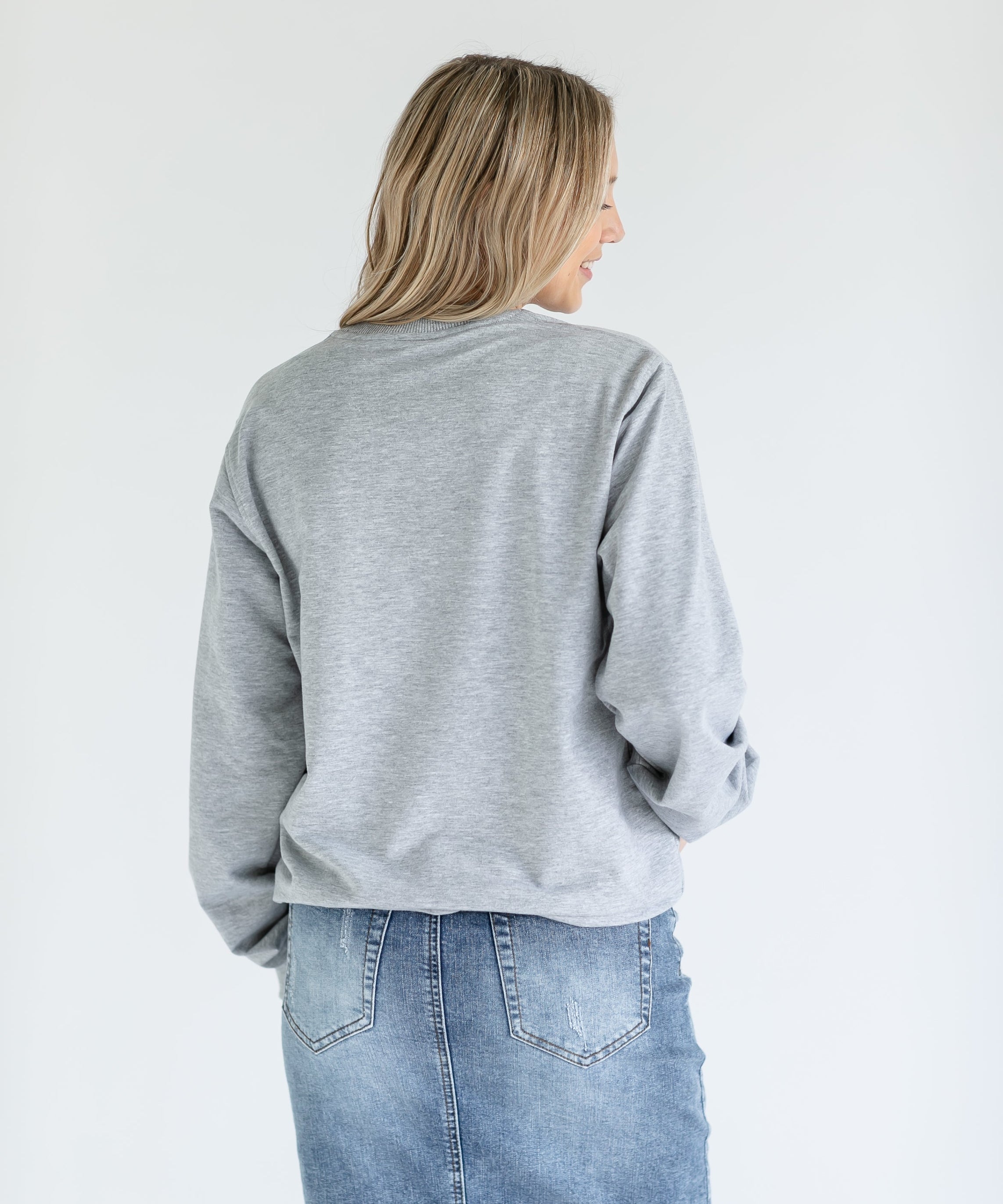 Embossed Inherit Logo Crewneck Sweatshirt