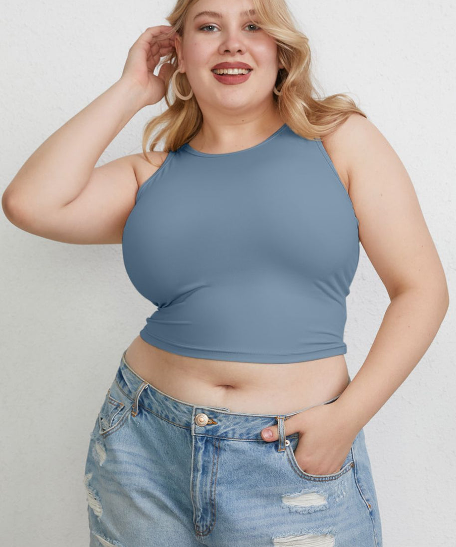 Basic Bae Full Size Round Neck Slim Tank