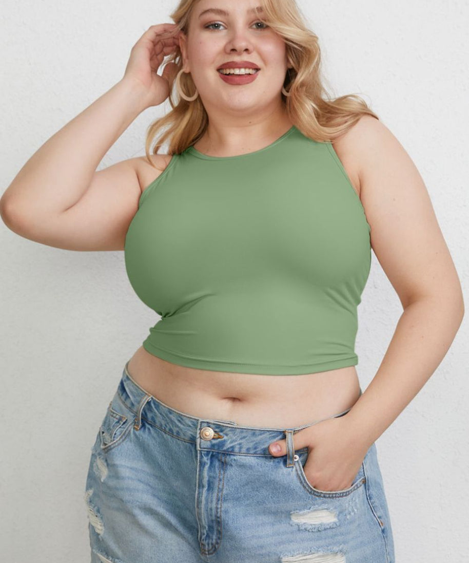 Basic Bae Full Size Round Neck Slim Tank