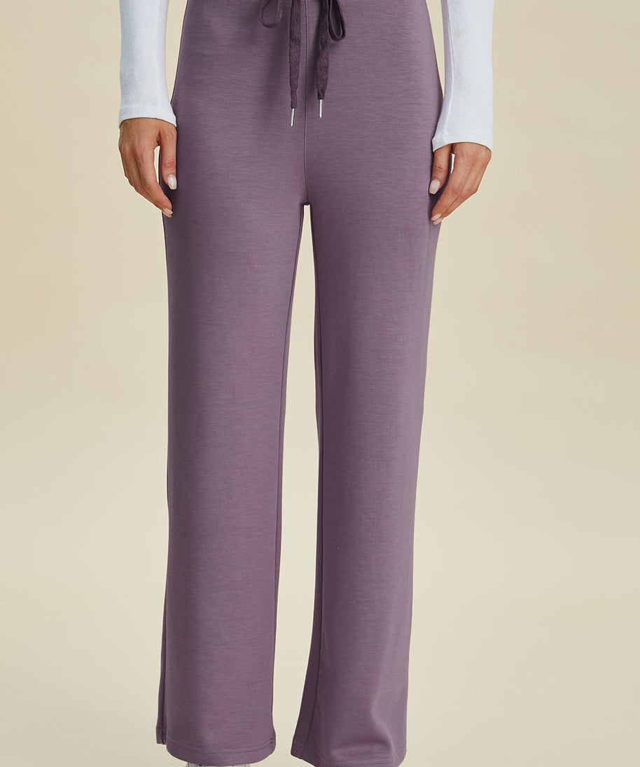Basic Bae Full Size Air Scuba Drawstring Wide Leg Pants