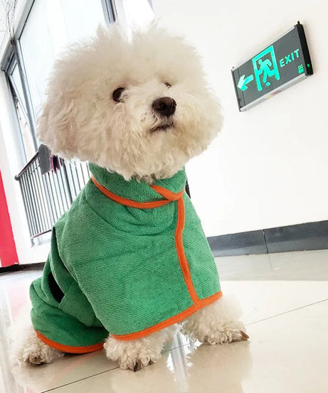 Pet Bathrobe Fast Drying Towel