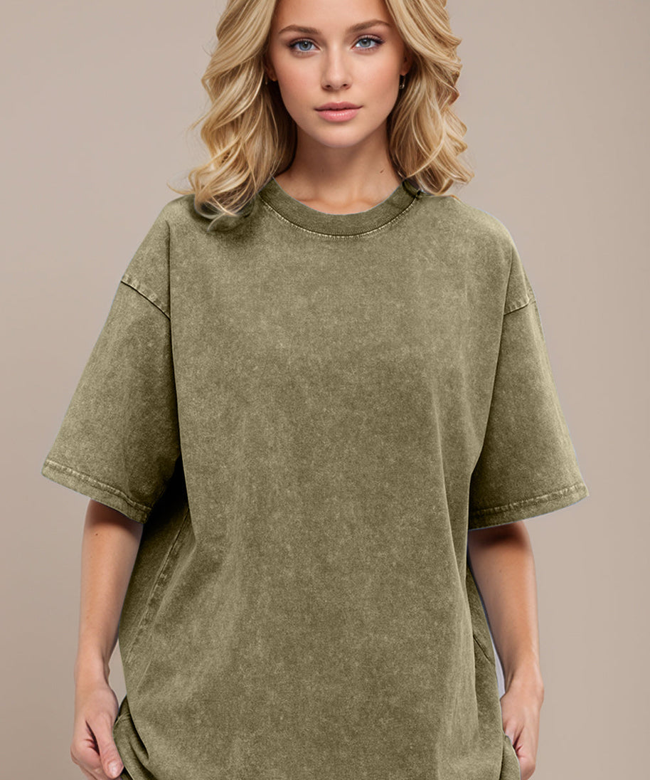 Basic Bae Round Neck Half Sleeve T-Shirt