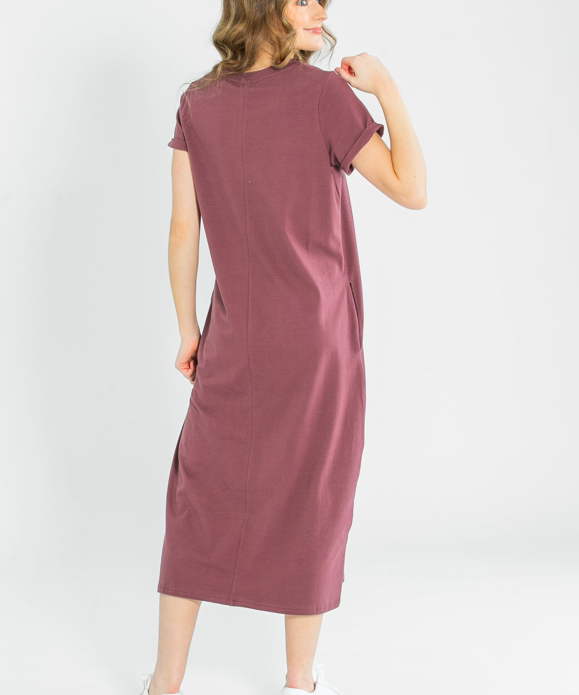Finley V-neck T-shirt Dress