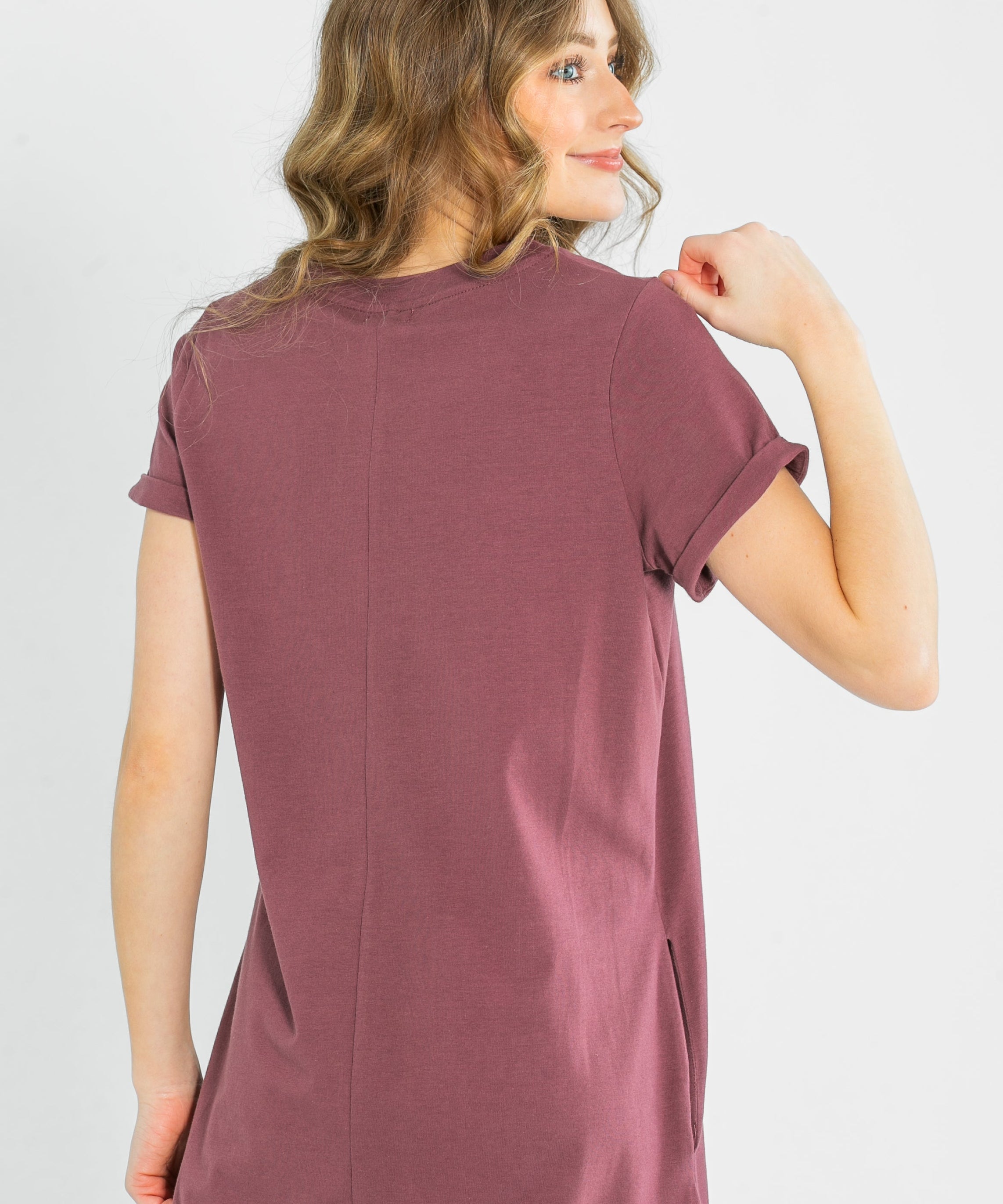 Finley V-neck T-shirt Dress