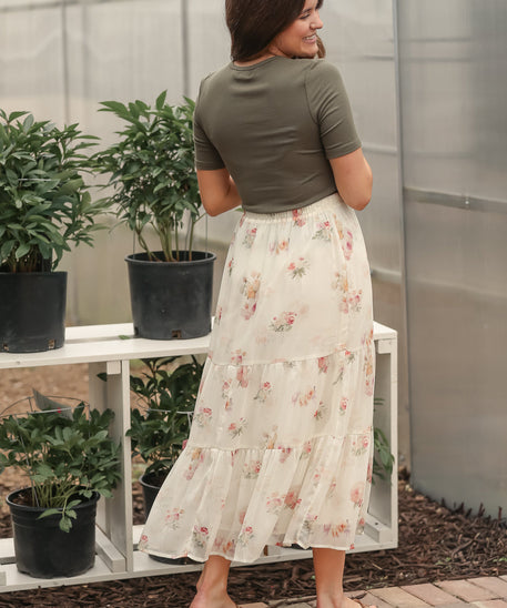 Helena Tiered Maxi Skirt - FINAL SALE