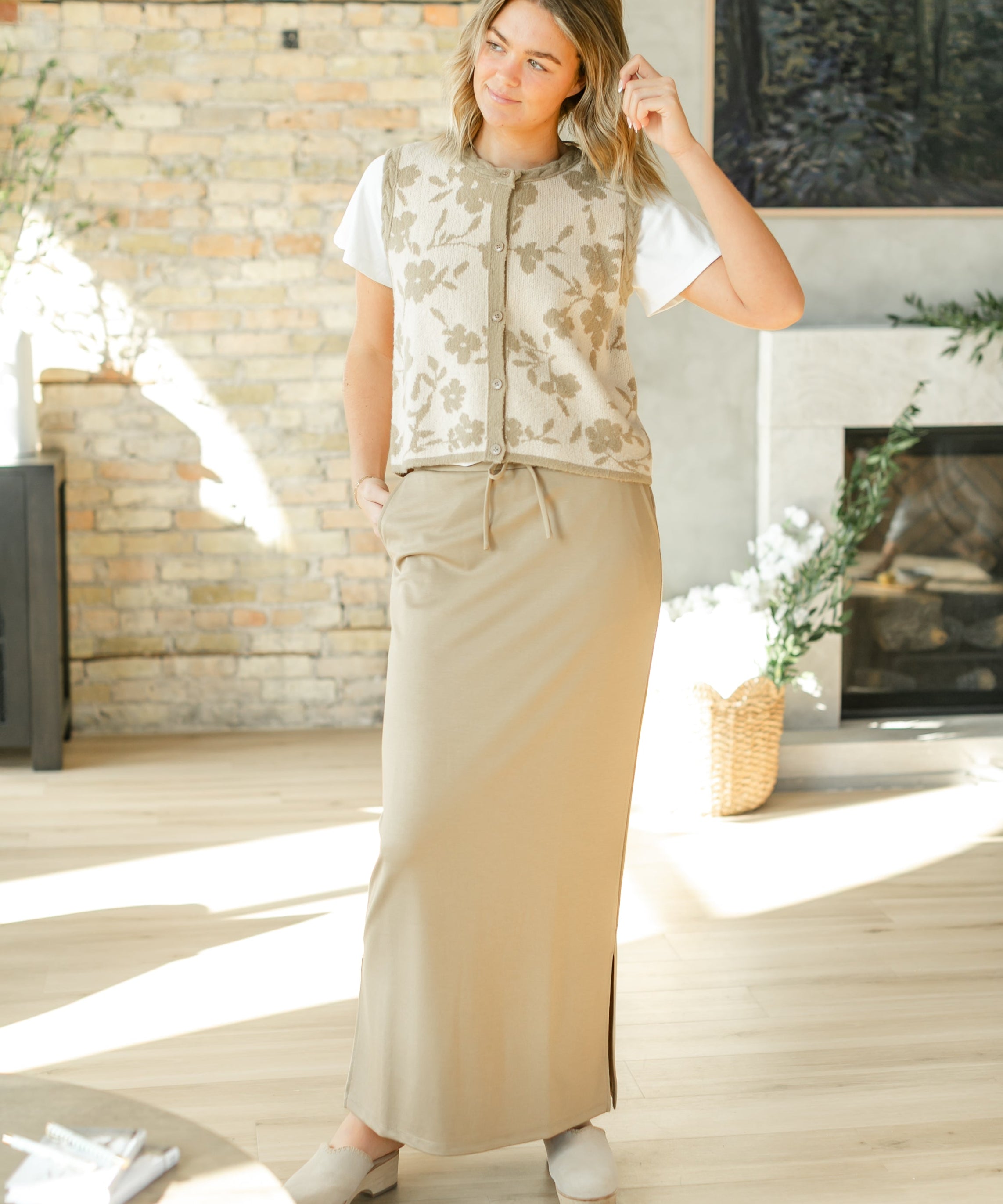 Jordan Knit Maxi Skirt